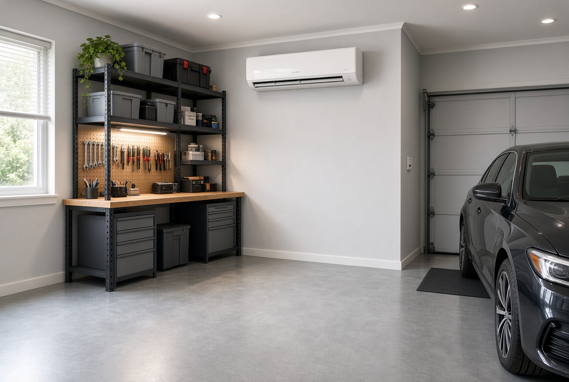 Mini Split for a Garage: Sizing and Common Questions